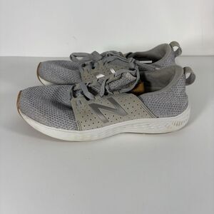 New Balance Fresh Foam Sport V1 Women's 8.5B Gray Gum Gym Running Shoes Sneakers